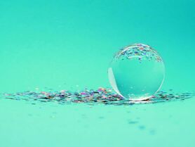 Crystal ball pieces
